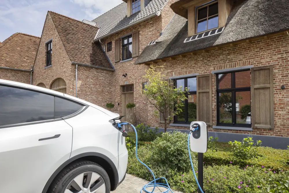 One Business charging a car