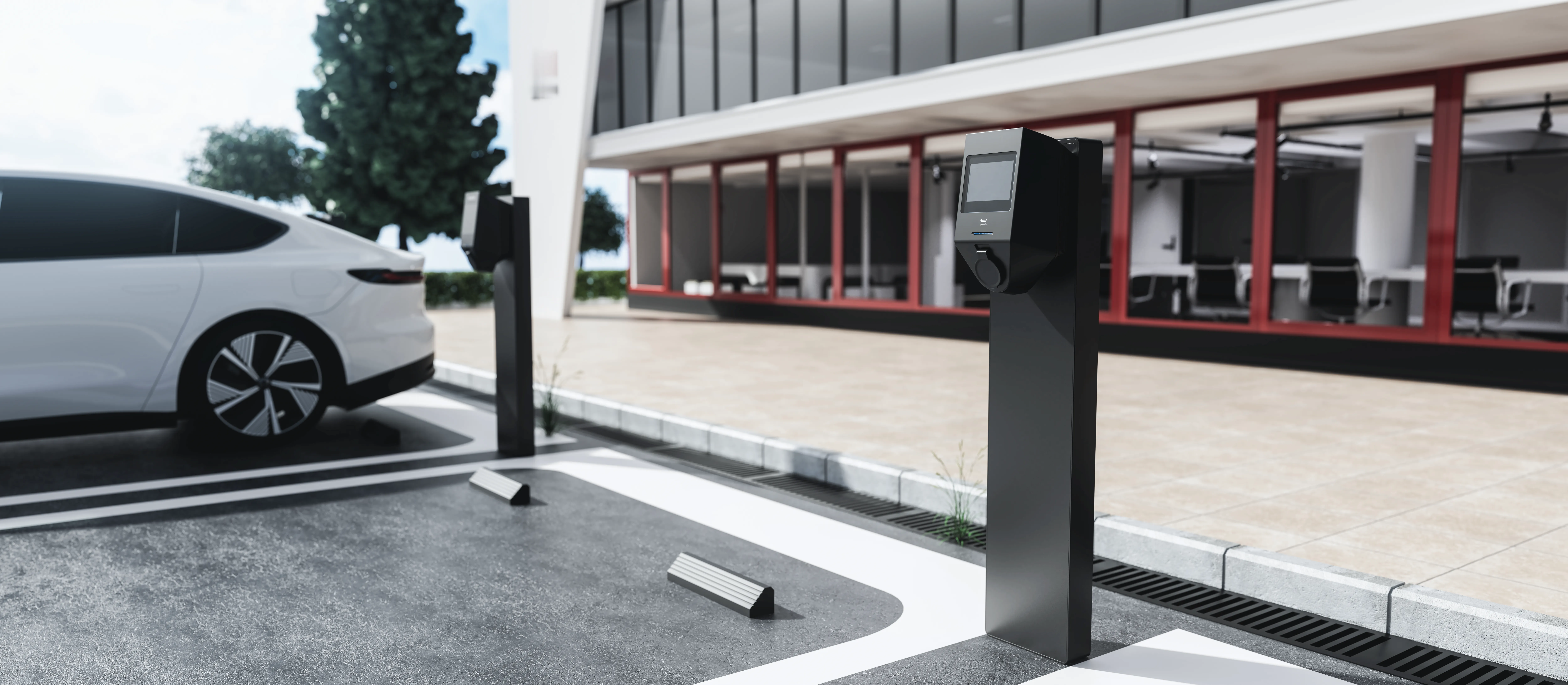 One Business installation at an office car park