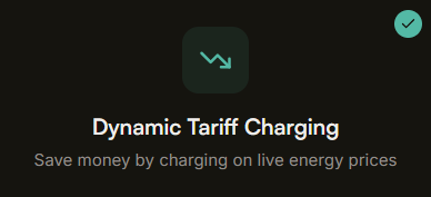 Plugchoice dynamic tariff toggle - charge on live energy prices